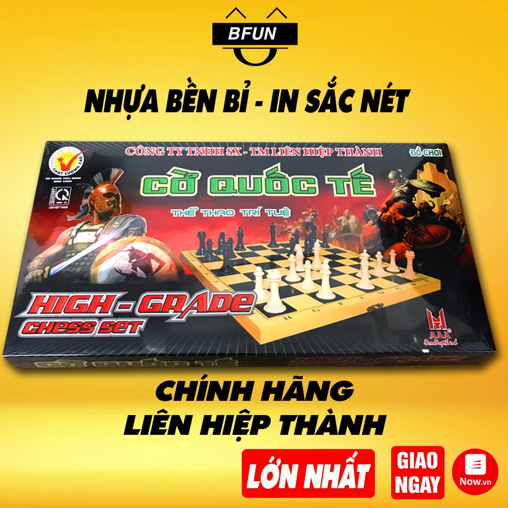 Bộ Cờ Vua Quốc Tế CAO CẤP LIÊN HIỆP THÀNH - Bàn Cờ Vua Lớn - Đồ Chơi Trẻ Em BFUN