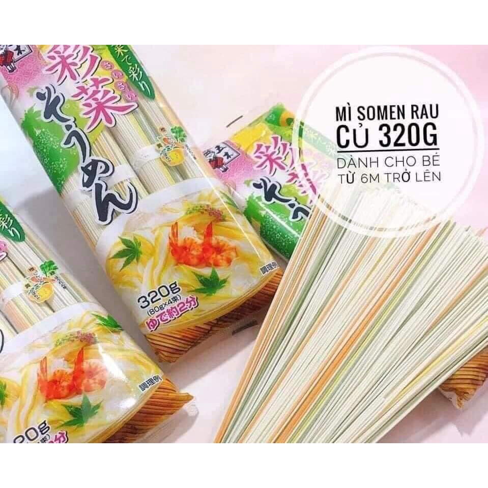 Mì somen rau củ Itsuki 320g Nhật Bản [Date T12/2024]