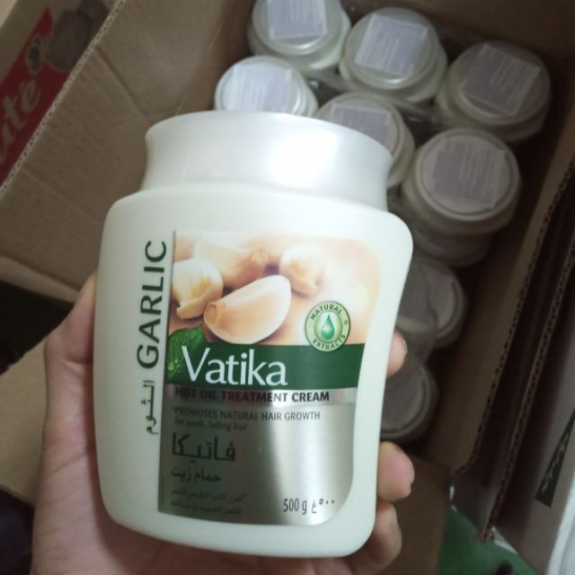 Kem ủ tóc Vatika chiết xuất tỏi kích thích mọc tóc - Vatika Garlic Hot Oil Treatment Cream