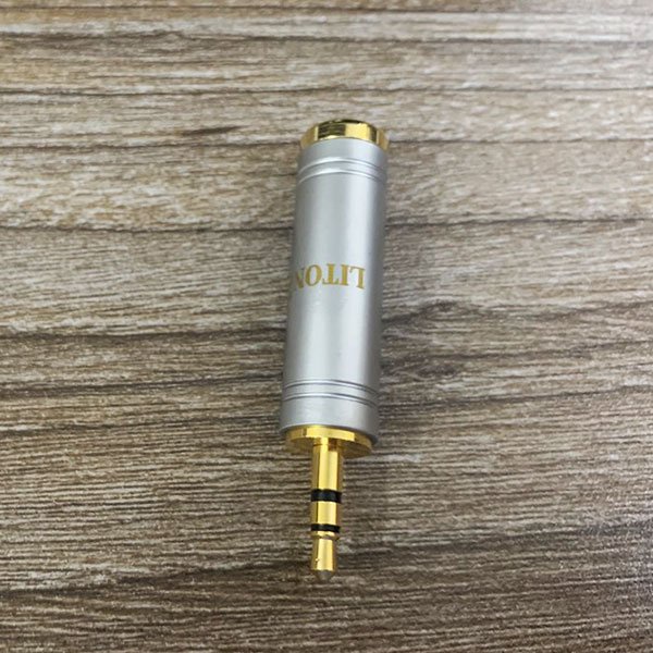 01 Jack chuyển 3.5mm đực ra 6.35mm cái - Hàng Cao Cấp LITON USA
