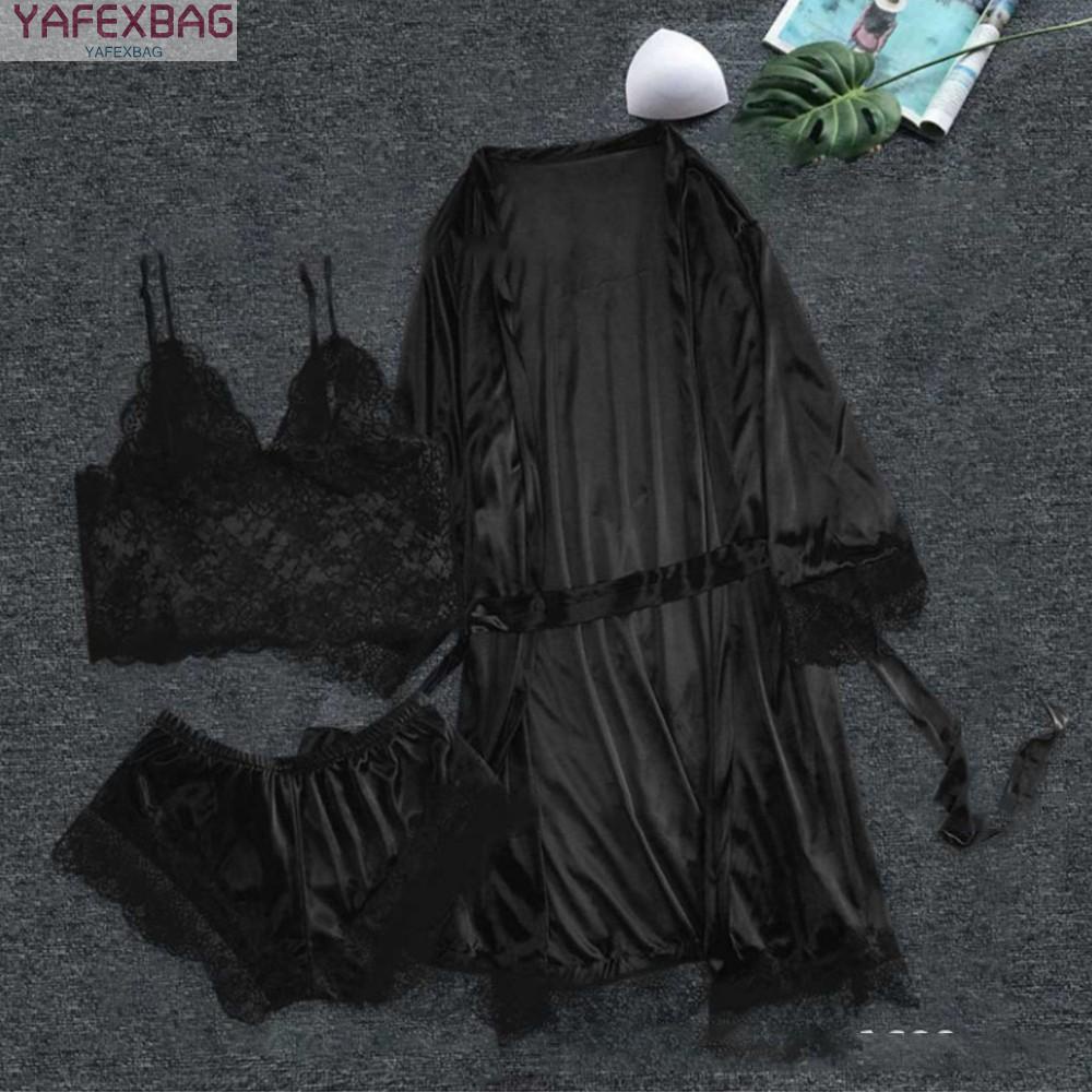 Đồ ngủ tay dài phối ren plus size M-2XL
 | BigBuy360 - bigbuy360.vn