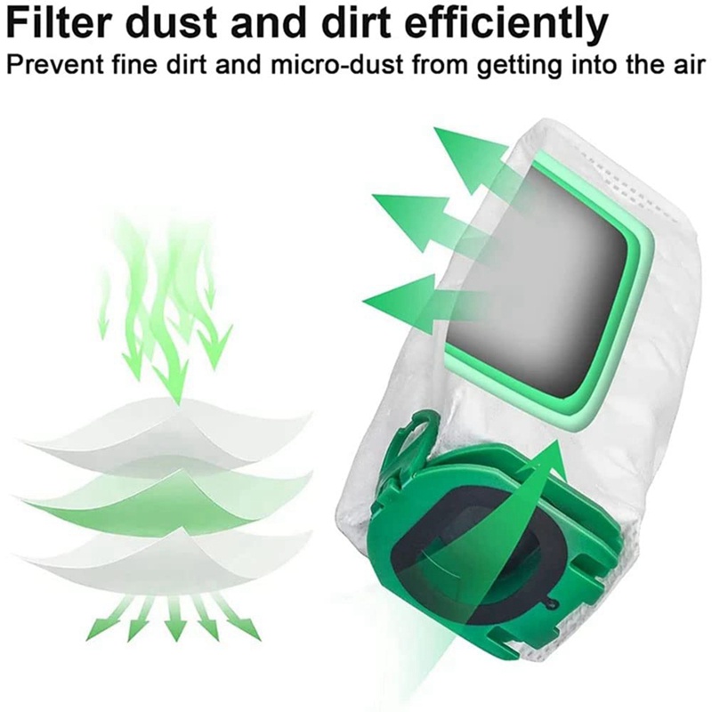 Túi Đựng Bụi Thay Thế Cho Máy Hút Bụi Vorwerk Kobold VB100 VB 100 FP100 FP 100