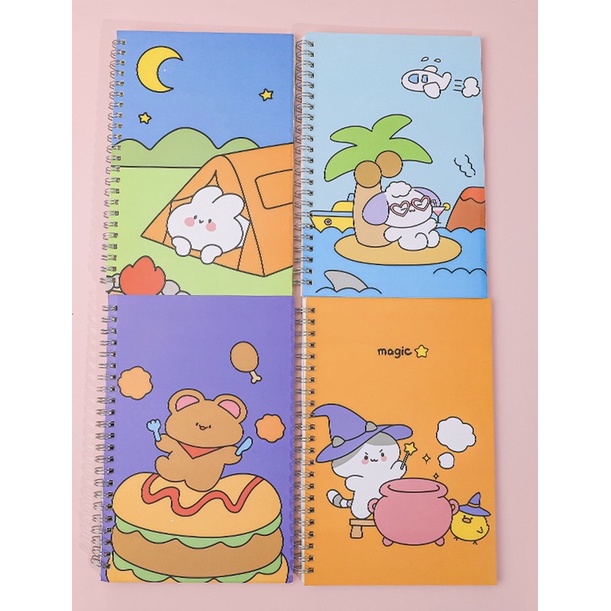 Sổ vở cầm tay hoạt hình dễ thương khổ A5