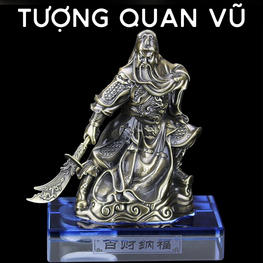 Tượng Quan Vũ Nước Hoa Để Taplo Xe Ô Tô
