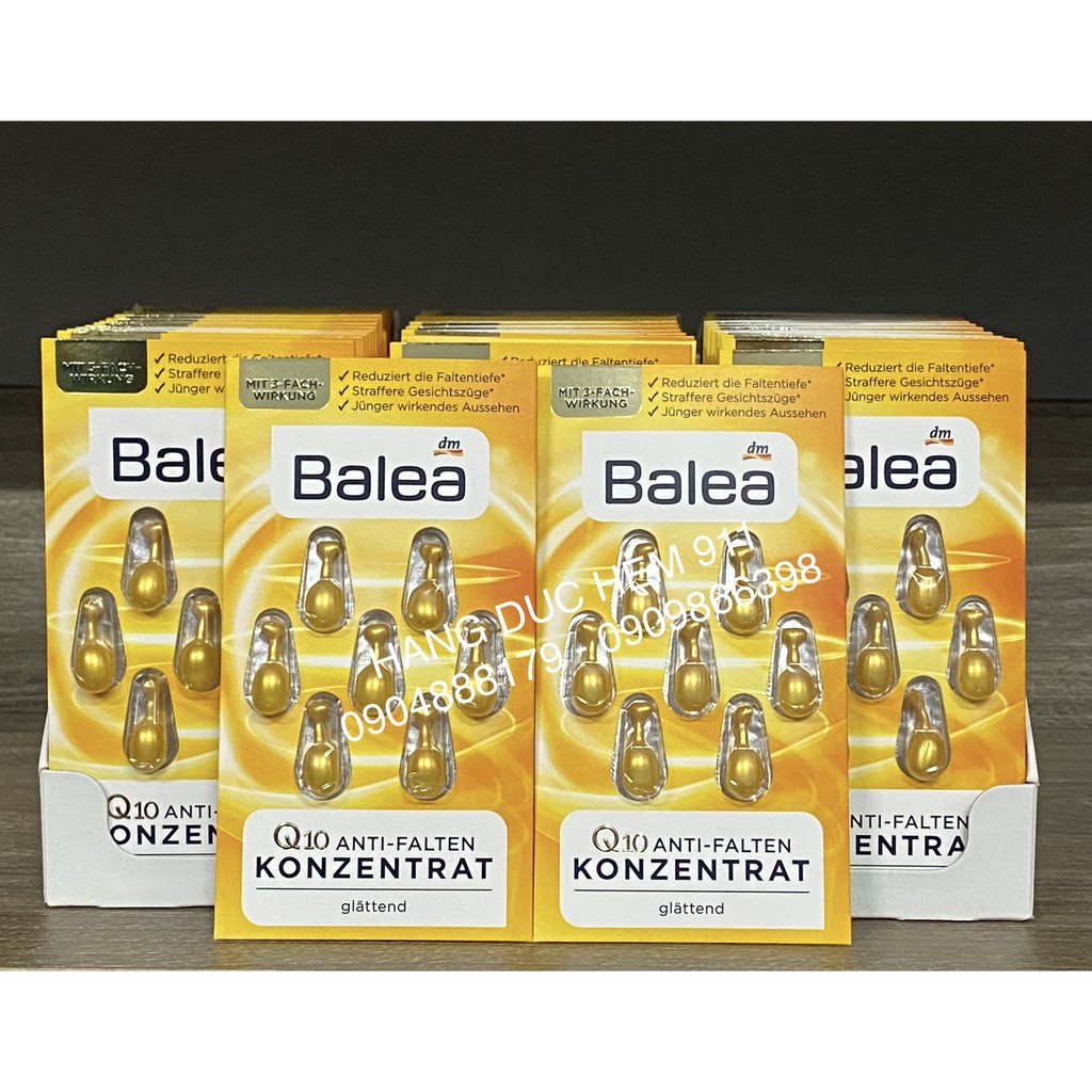 Tinh chất dưỡng da Balea 7 viên nang nội địa Đức