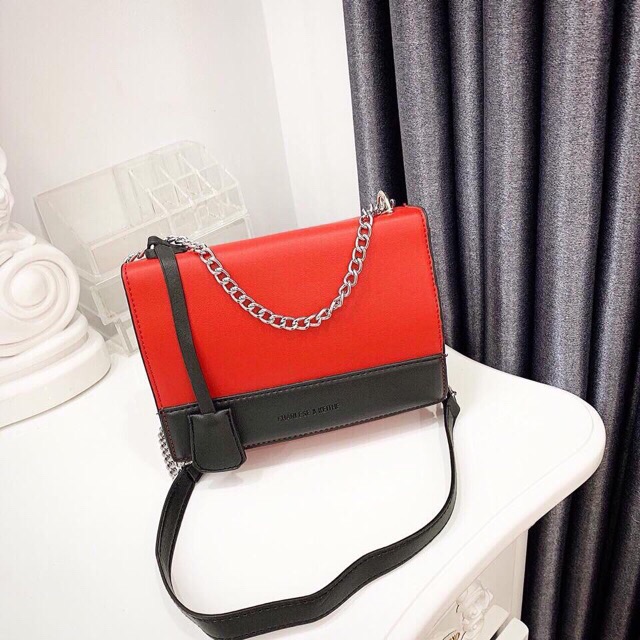 Túi Hộp Pha Màu, túi đeo chéo