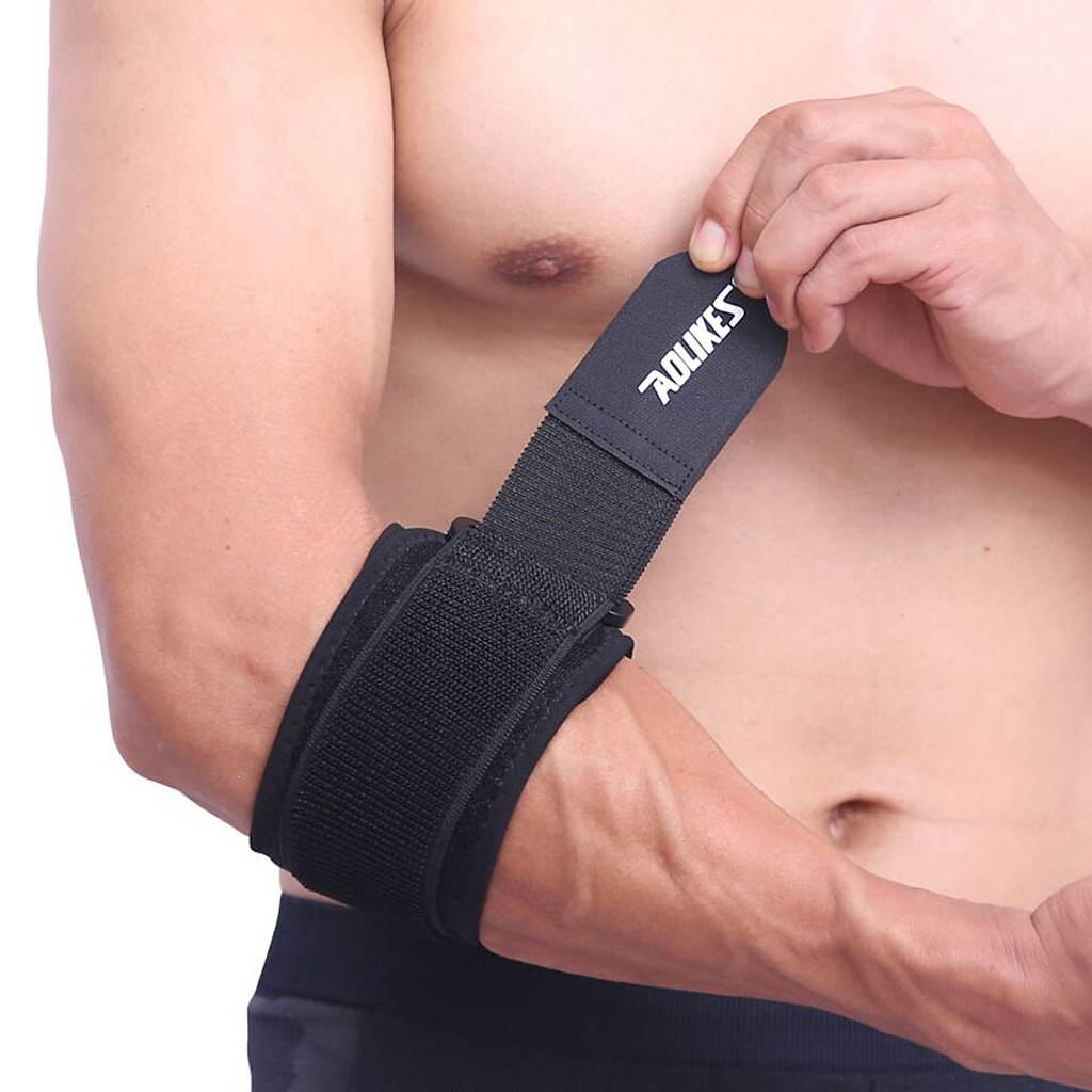 Đai Bó Cơ Khuỷu Tay AOLIKES (7947) AL7947 Hỗ Trợ Khi Chơi Quần Vợt, Golf Sport Elbow Support - Authentic 100%