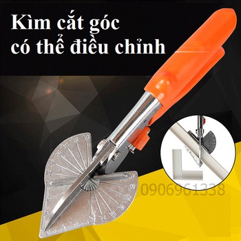 Kìm Cắt Góc Đa Năng Lưỡi Thép Khổ 50mm Có Điều Chỉnh Góc, Để Cắt Và Đi Góc Đa Năng