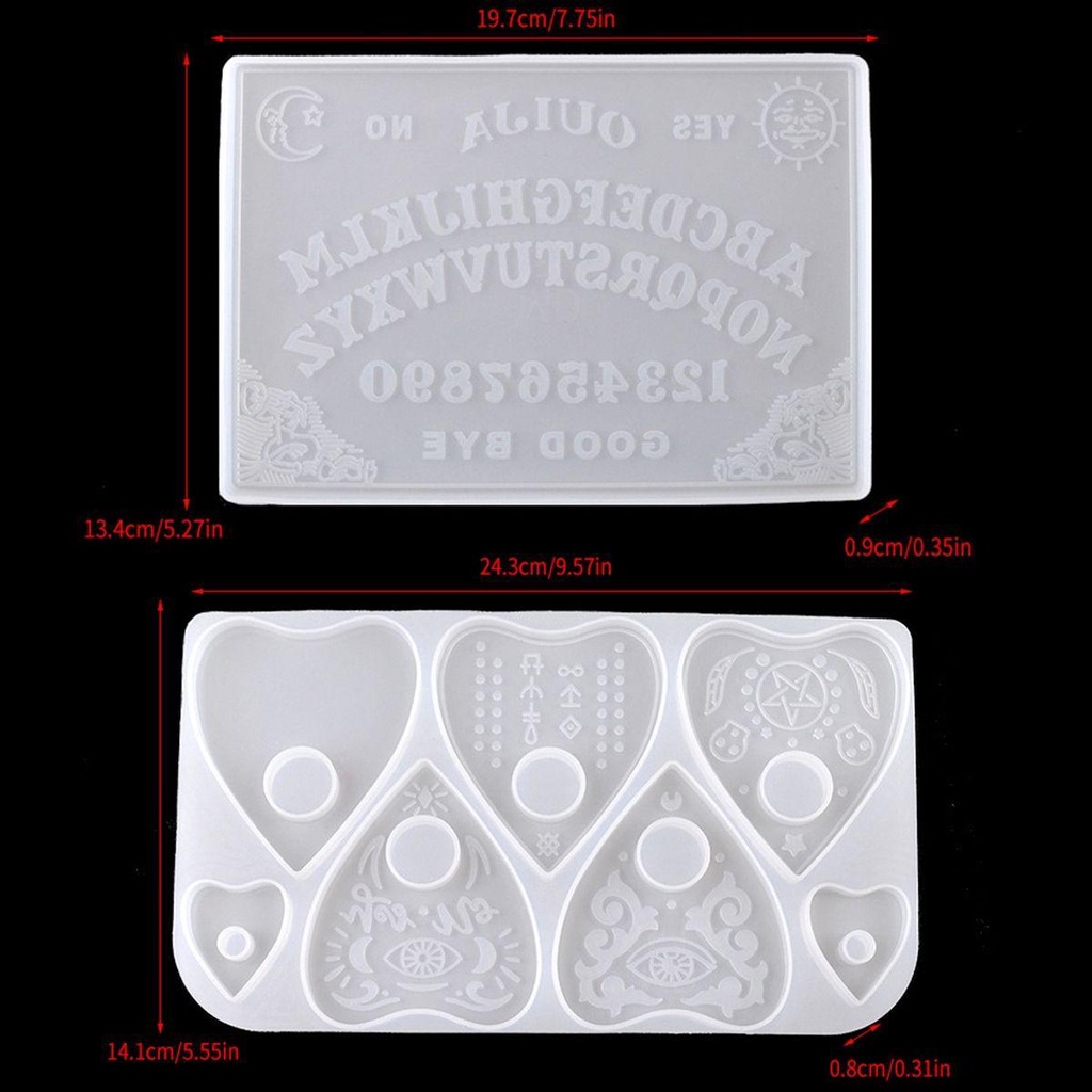 Khuôn Silicone Làm Mặt Trang Sức Thủ Công Phong Cách Gothic