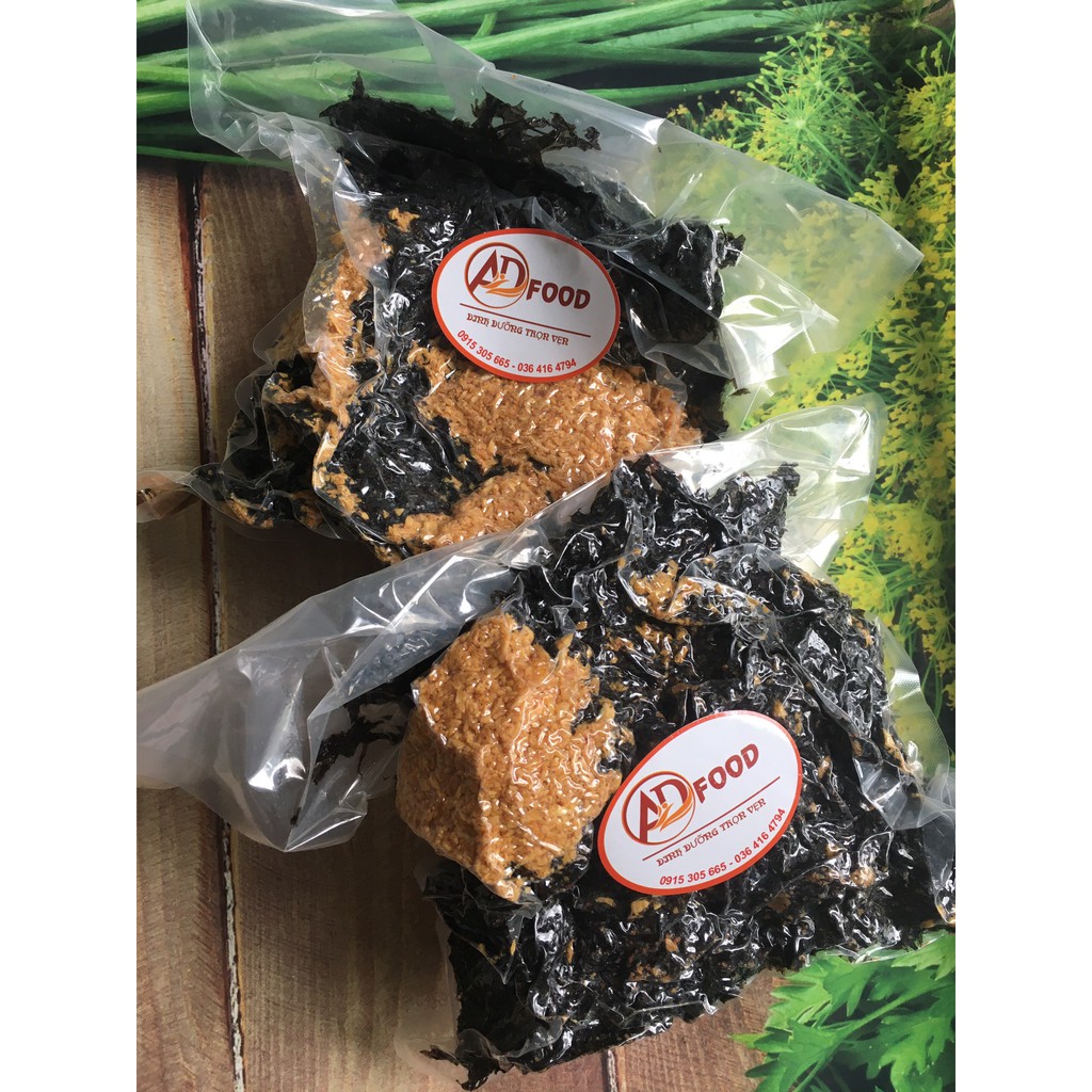 1kg Rong biển cháy tỏi siêu ngon ADFOOD