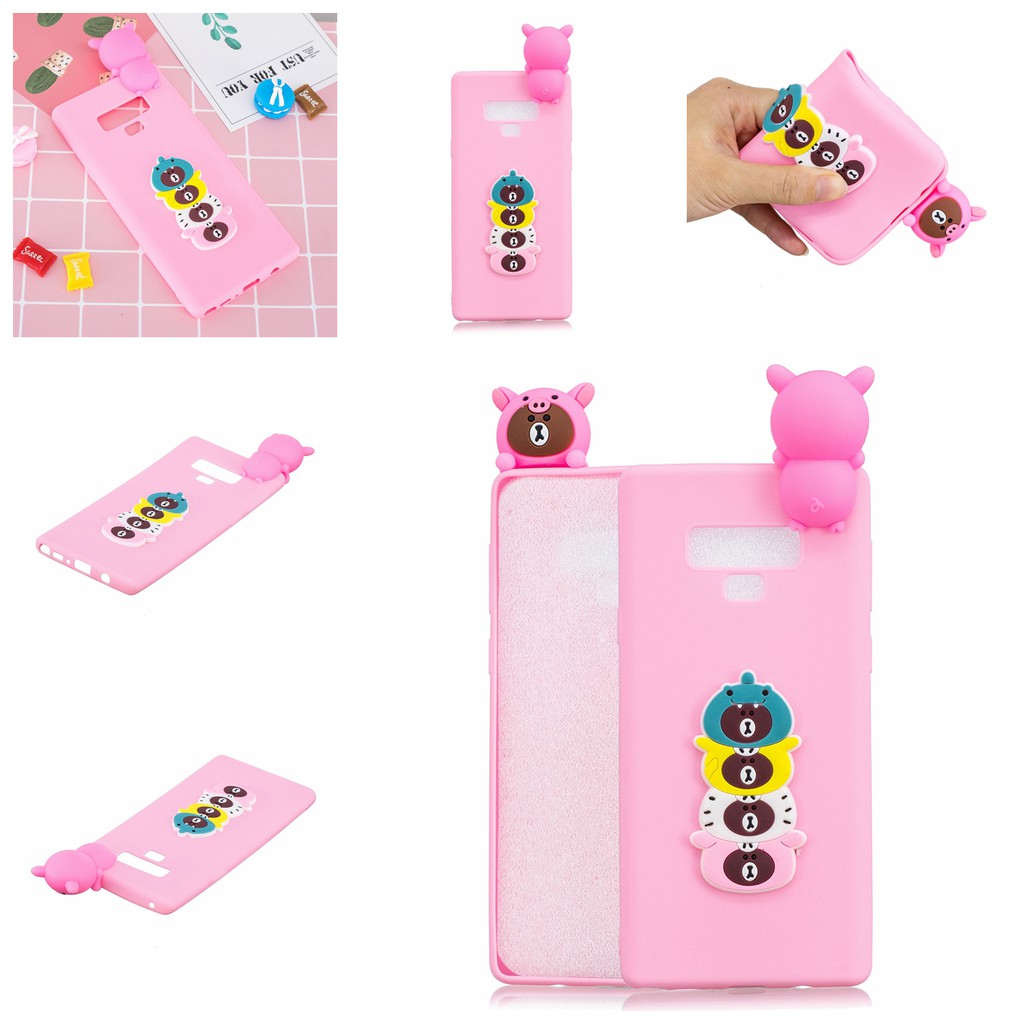 Ốp điện thoại silicone họa tiết hoạt hình 3D cho Samsung Note 9 | BigBuy360 - bigbuy360.vn