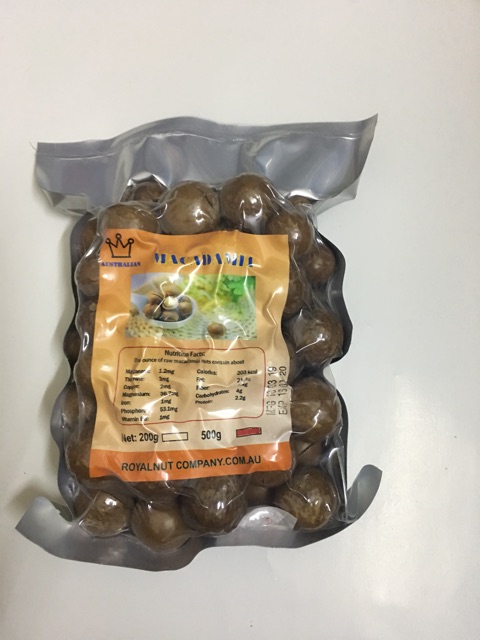 Hạt Macca Úc nứt vỏ gói 500g | BigBuy360 - bigbuy360.vn