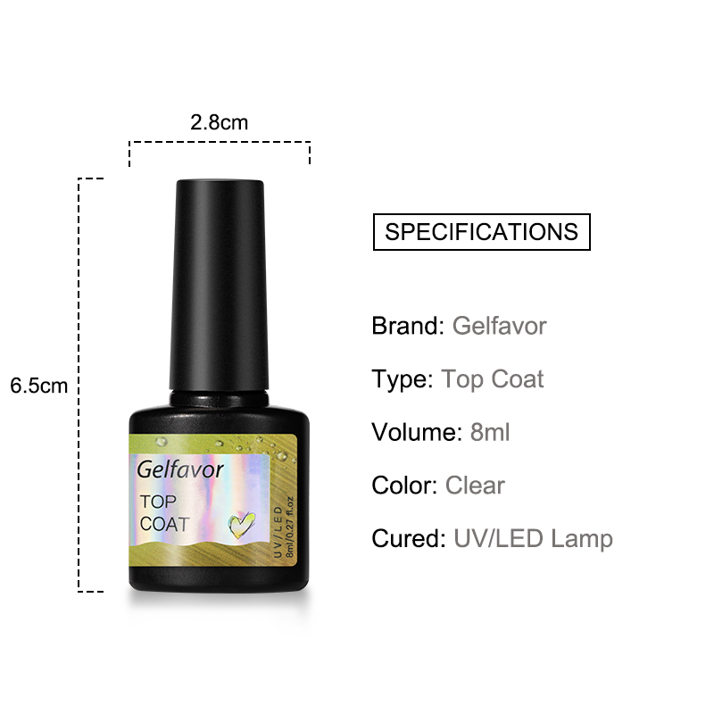 Sơn Nền/Phủ ROSALIND Gelfavor Sấy Đèn Led/Uv Dung Tích 8ml