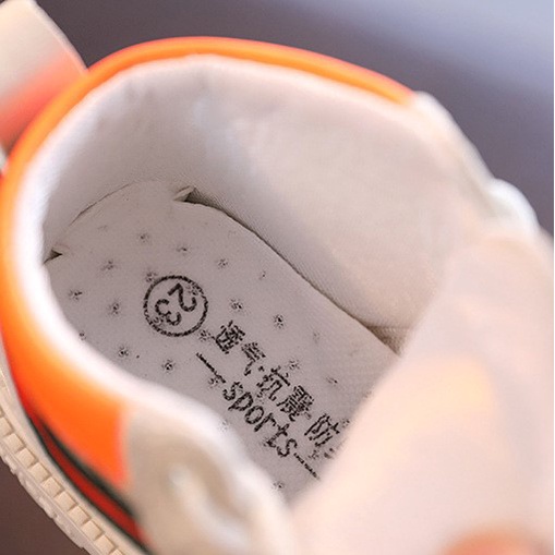 Giày bốt da cao cổ cho bé từ 1- 6 tuổi - Boot da mềm phối hoạ tiết GC phong cách hàn quốc cho bé trai bé gái