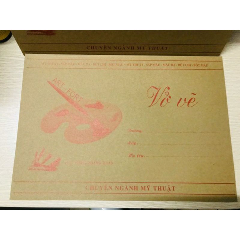 10 vở vẽ A3 thiếu(27x39)