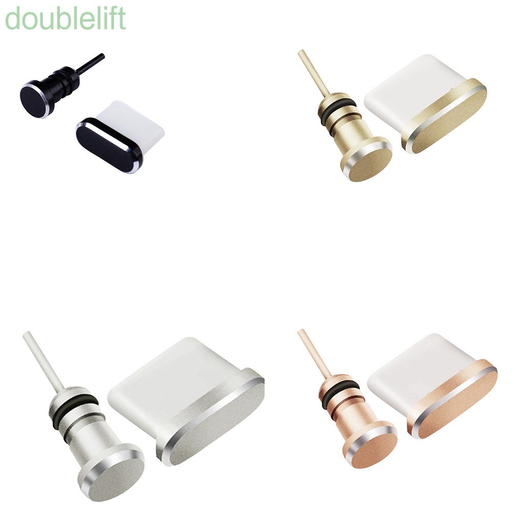 Set 2 nút bịt chống bụi cổng sạc type C cho Xiaomi Huawei Samsung
