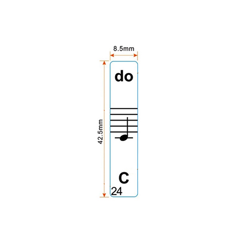 Miếng Dán Bàn Phím Đàn Piano Bằng PVC Trong Suốt