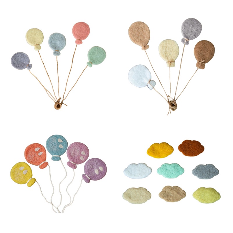 Bong Bóng Bằng Len Dùng Làm Đạo Cụ Chụp Ảnh Cho Bé Sơ Sinh