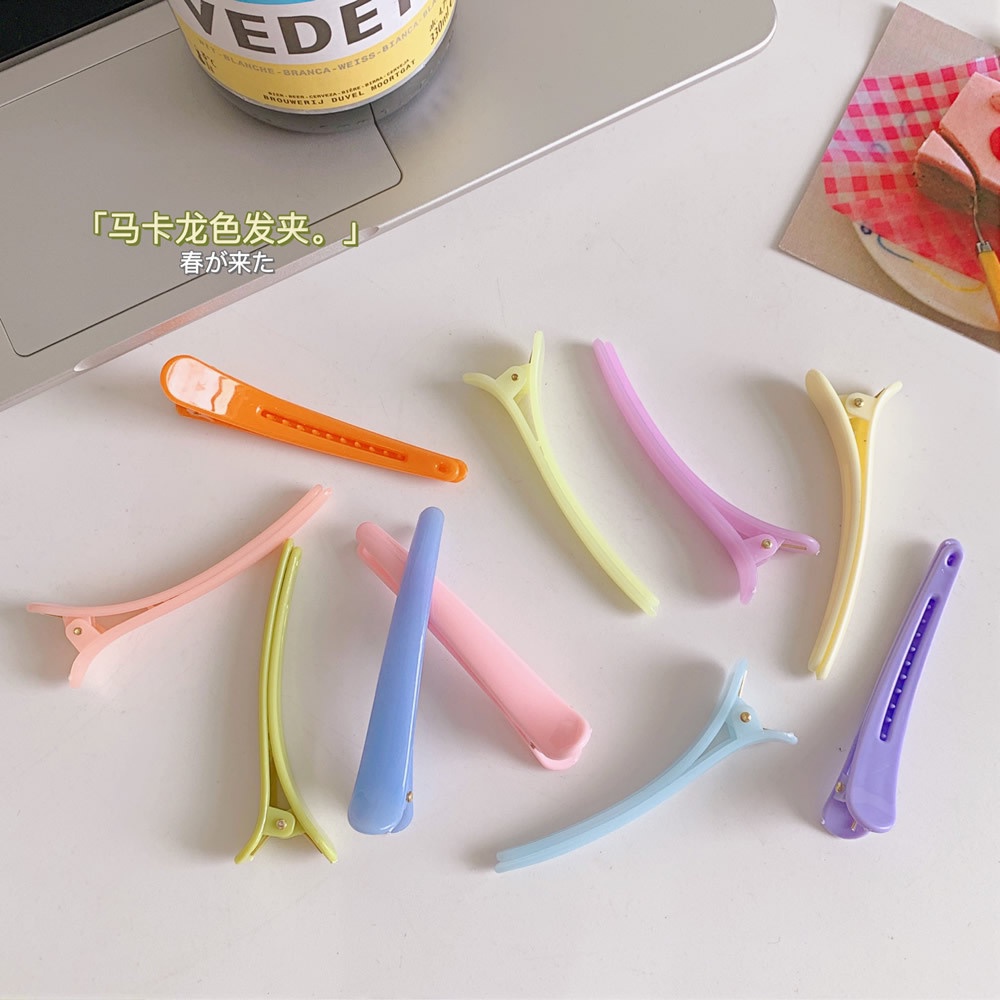 Set 10 Kẹp Tóc Mỏ Vịt Màu Sắc Ngọt Ngào Thời Trang