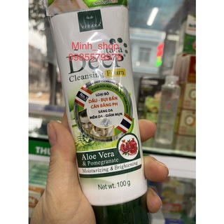Sữa rửa mặt Deep loại bỏ dầu-bụi bẩn-làm sáng và đều màu da