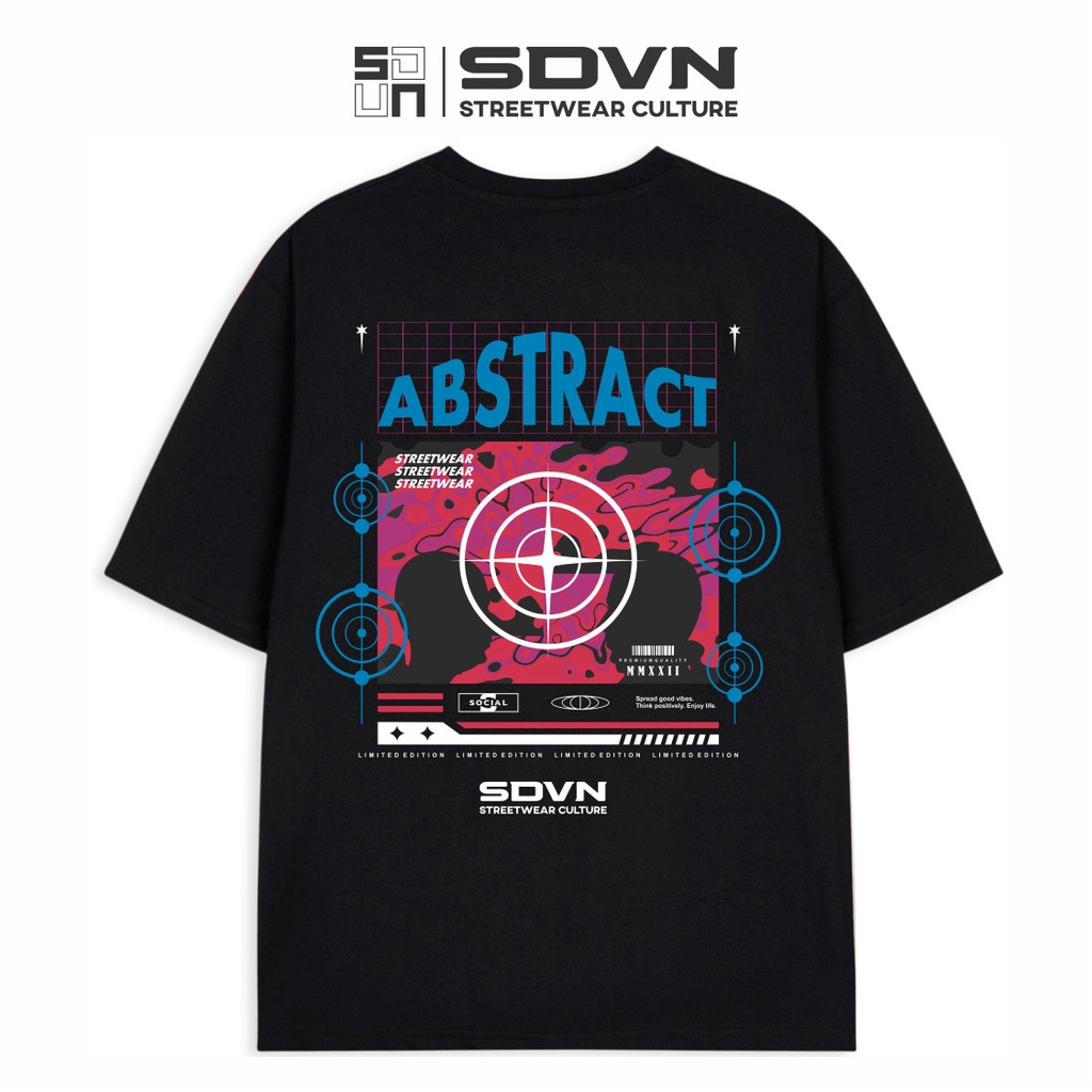 Áo Thun Unisex Nam Nữ Form rộng Local Brand SDVN ABTRACT
