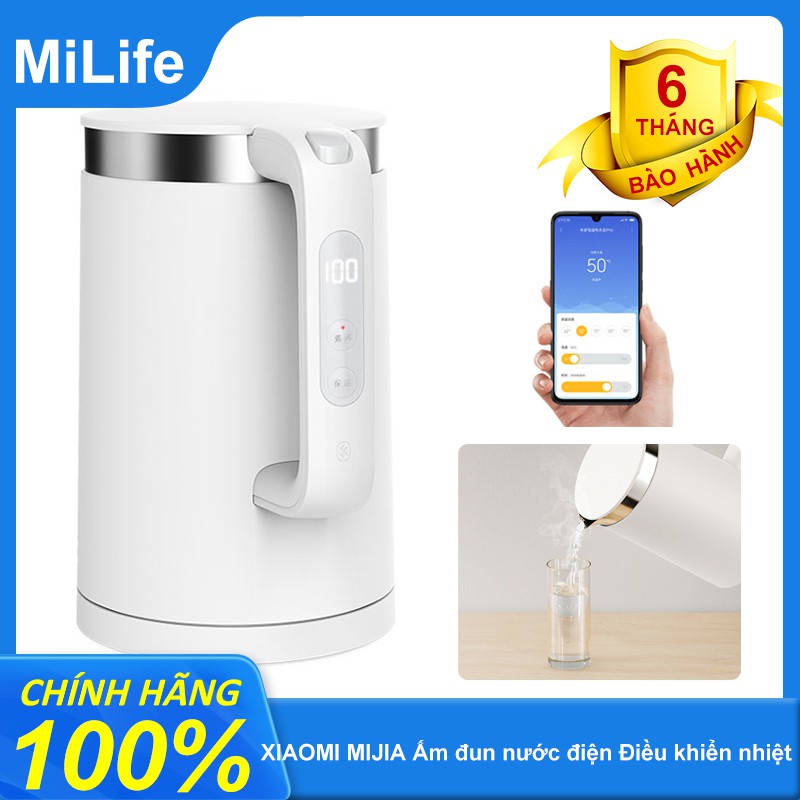 Ấm đun nước điện điều nhiệt  Xiaomi Mijia thông minh-Ấm đun nước điện điều nhiệt Pro Dung tích 1.5L