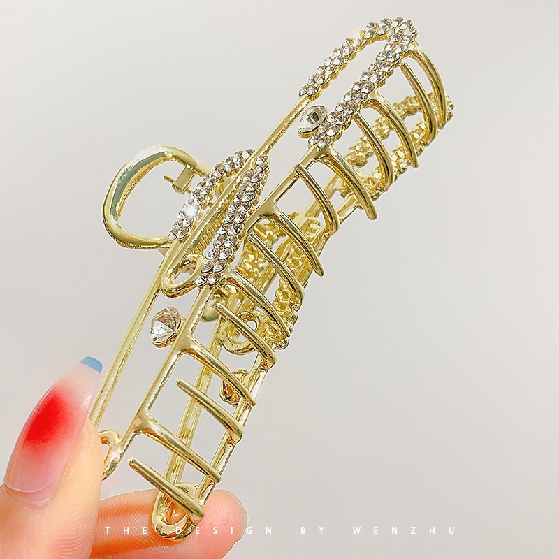 Kẹp Tóc Hợp Kim Đính Đá Và Ngọc Trai Giả Thời Trang Dành Cho Nữ