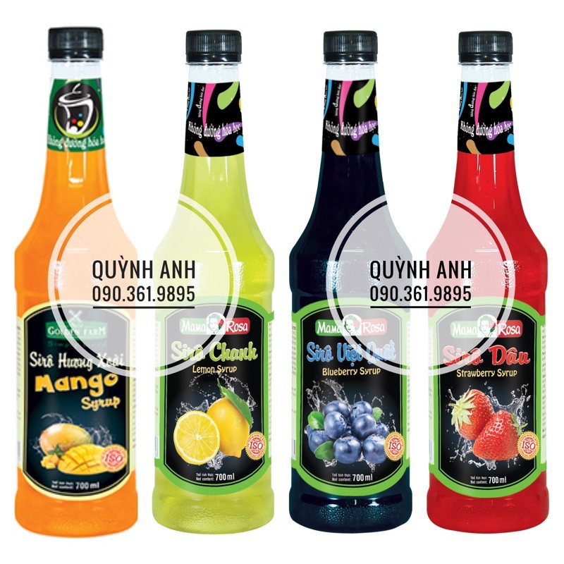 Siro Mama Rosa  700ml nhiều mùi vị