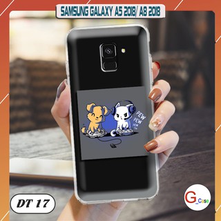 Ốp lưng SAMSUNG GALAXY A5 2018/ A8 2018 dẻo trong in hình