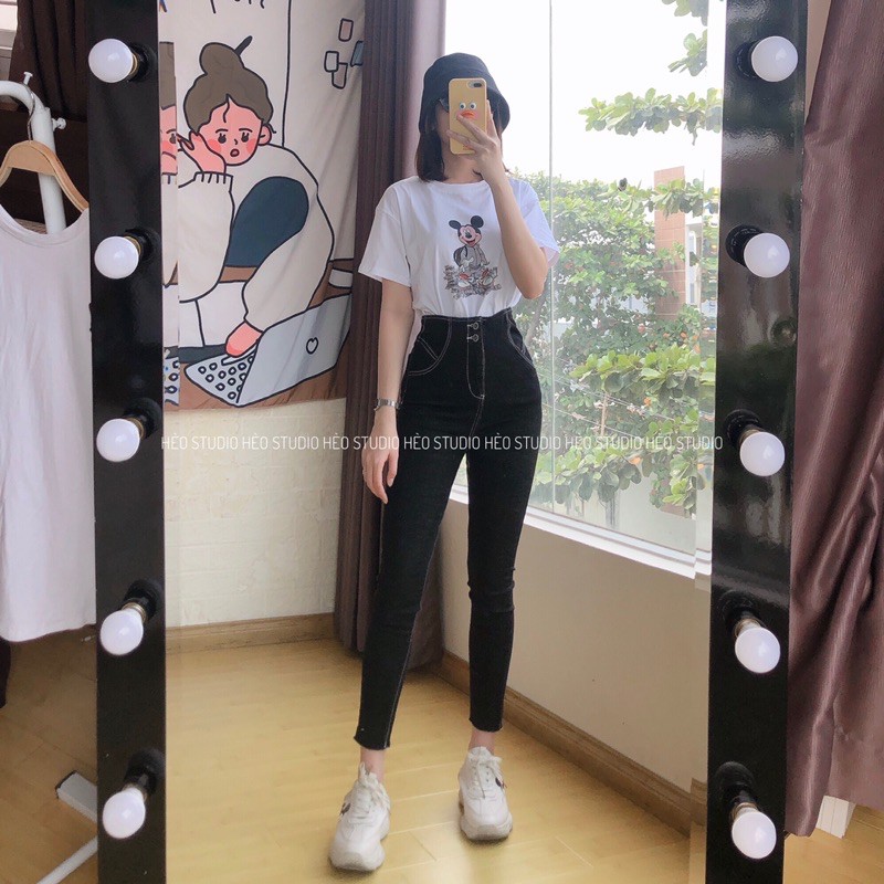 [Mã HOAI299 giảm 10K đơn 299K] Quần Skinny Lưng Cao Thời Trang Nữ Vải Co Giãn | BigBuy360 - bigbuy360.vn