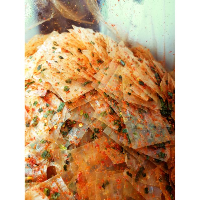 Bánh tép hành miếng