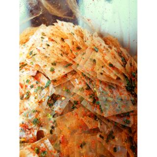 Bánh tép hành miếng