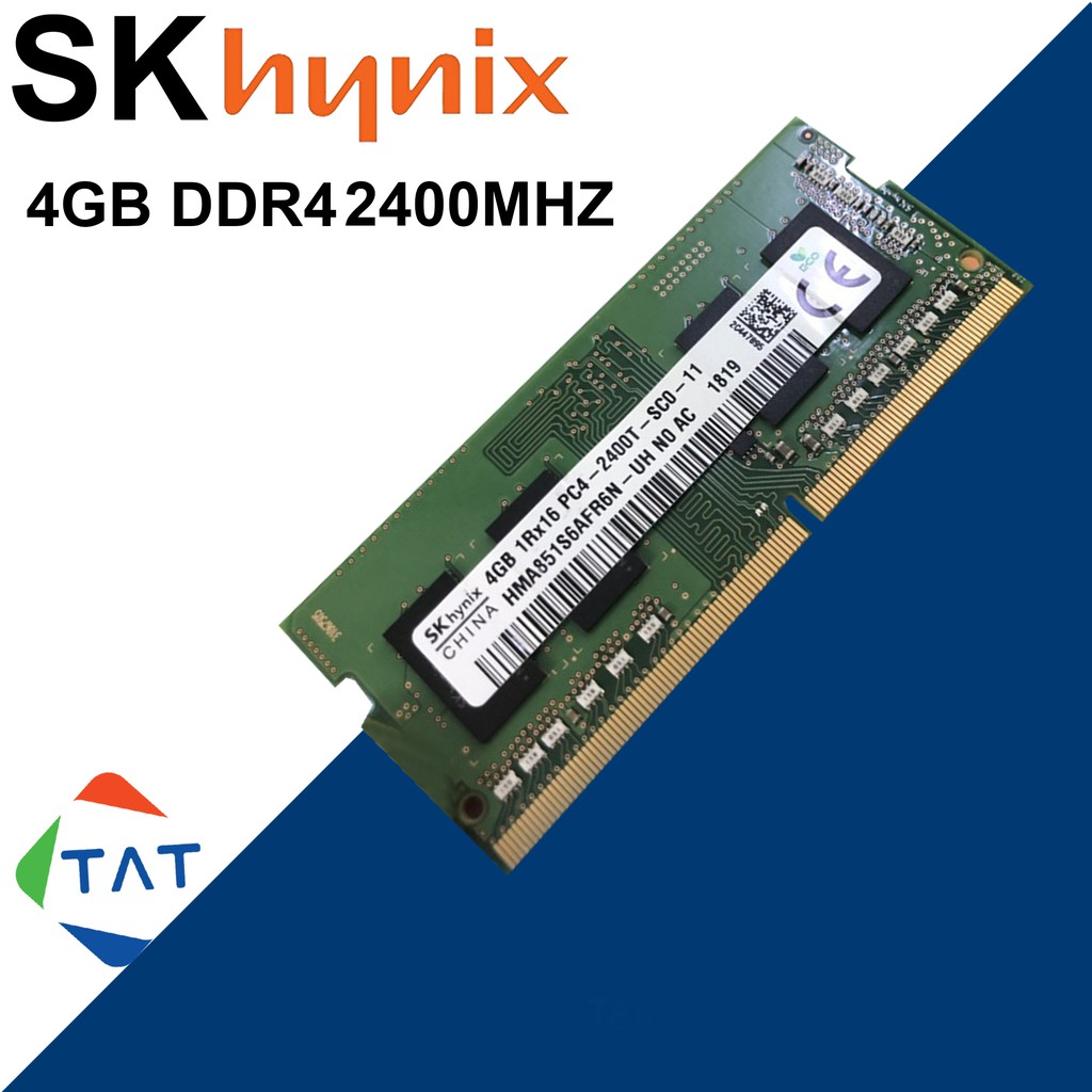 Ram Laptop Hynix 4GB DDR4 2400MHz - Bảo hành 36 tháng 1 đổi 1