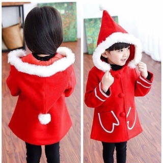 Áo khoác dạ bé gái