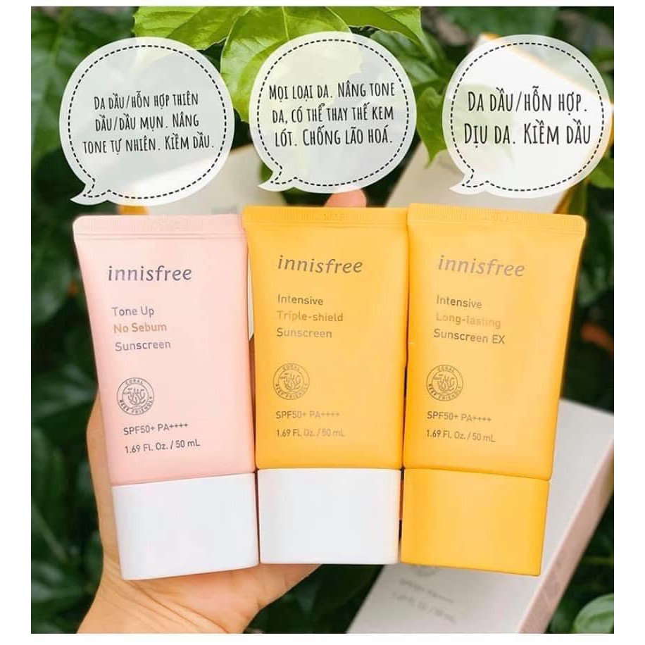 KEM CHỐNG NẮNG INNISFREE mẫu mới