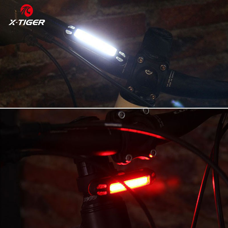 Đèn LED gắn đuôi xe đạp X-TIGER sạc cổng USB chuyên dụng