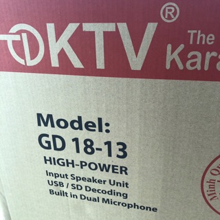 Loa Karaoke Bluetooth di động KTV GD 18-13