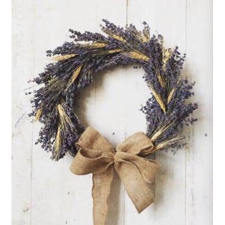 [RẺ VÔ ĐỊCH]vòng hoa trang trí treo tường lavender