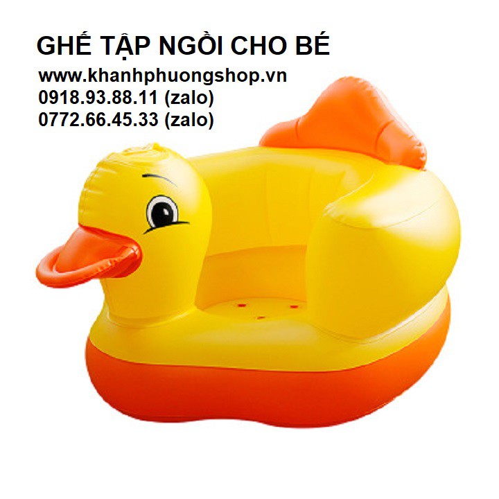 ghế hơi phao tập ngồi cho bé - ghế phao tập ngồi