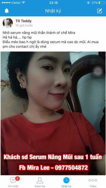 Serum Nâng Cao Mũi