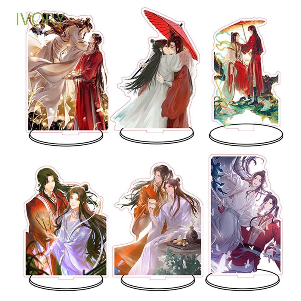 Mô hình nhân vật hoạt hình Tian Guan Ci Fu Xie Lian tùy chọn từ acrylic có giá đỡ để bàn trang trí