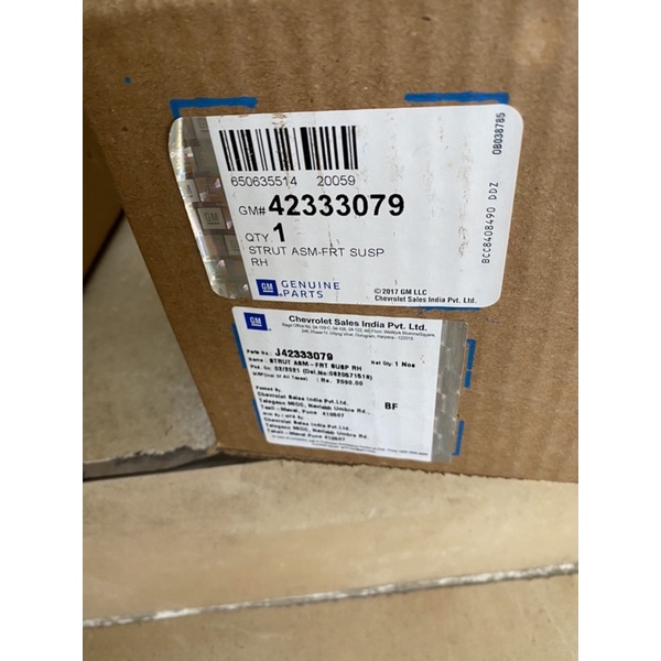 Giảm sóc trước chính hãng Spark Gm:42333079