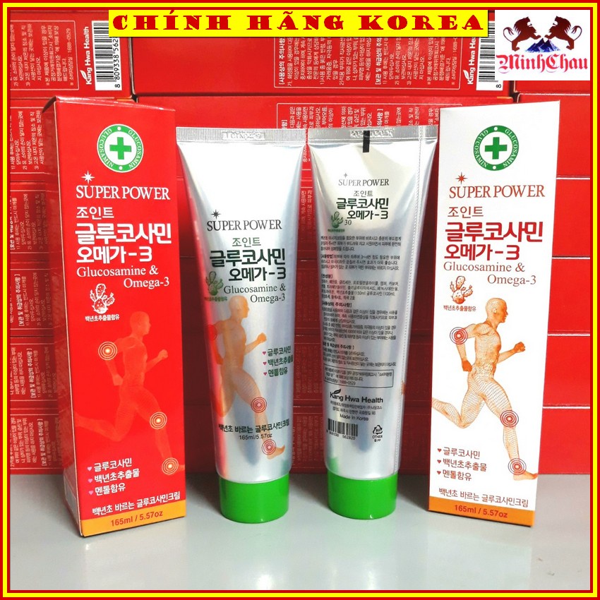[Combo 10 hộp] Dầu Lạnh Hàn Quốc Glucosamine - Dầu Xoa Bóp Cao Cấp Omega3 - minhchau