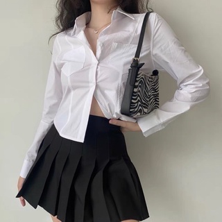 Sơmi Croptop 2Hand kèm ảnh thật