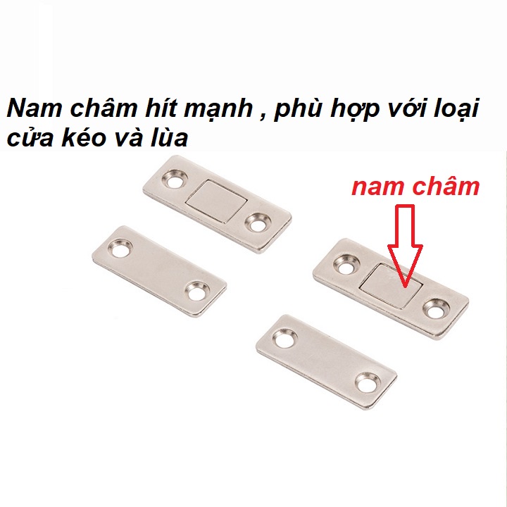 NAM CHÂM hít mạnh GẮN CỬA LÙA CỬA TRƯỢT chăc chắn - TH801