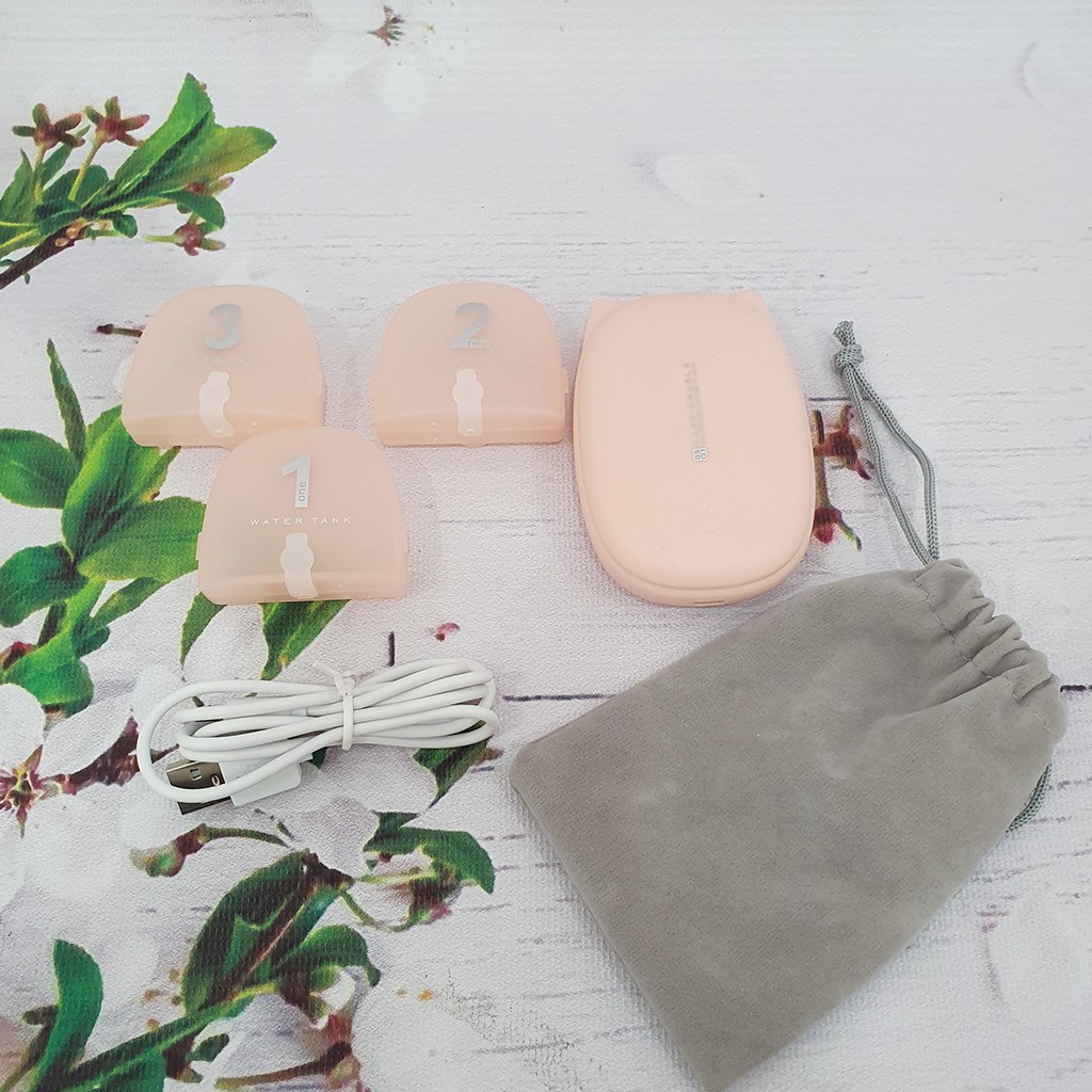 Máy phun sương tạo ẩm cầm tay mini cho da mặt Asenta fullbox chính hãng