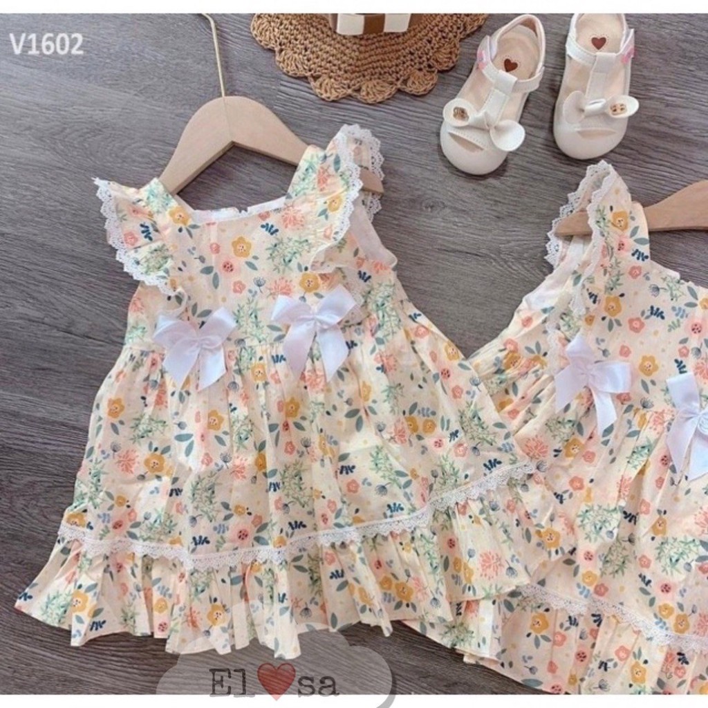 Váy hoa nơ cực xinh cho bé - VBG-HN