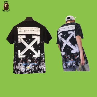 [Best Quality] Áo thun Off White Galaxy, Áo tee OW Galaxy SS2022, chất liệu Cotton, màu đen BapeVN