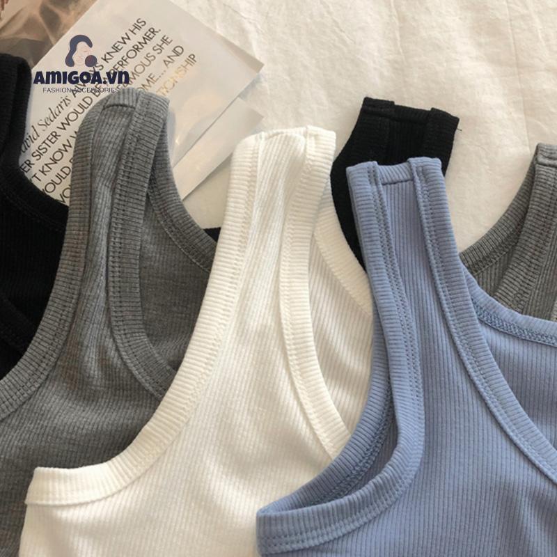 ✨✨Áo ba lỗ nữ croptop basic đủ màu chất đẹp cho mùa hè năng động