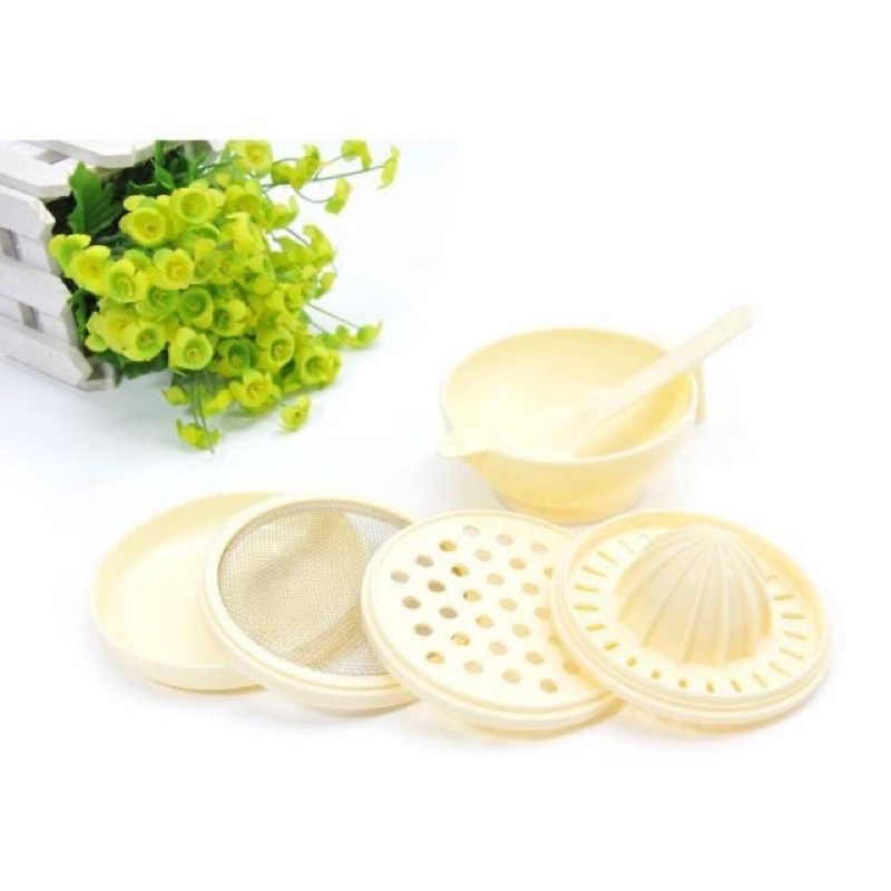 Bộ Chế Biến Ăn Dặm Kiểu Nhật 7 món Tốt Cho Bé Từ 5 - 6 Tháng Trở lên